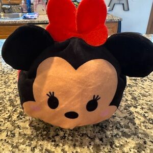 Disney Minnie Mouse Plush - Black and Red